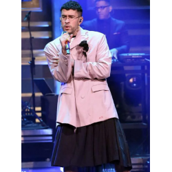 Bad Bunny The Tonight Show Pink Blazer